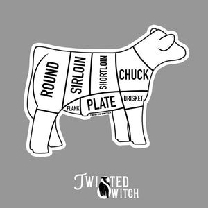 Beef Cuts Sticker