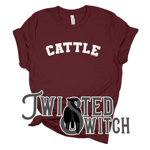 'Cattle' Varsity Team- Multiple Colors!