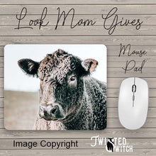 Load image into Gallery viewer, &#39;Look Mom Gives&#39; Mouse Pad
