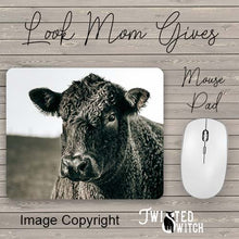 Load image into Gallery viewer, &#39;Look Mom Gives&#39; Mouse Pad
