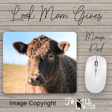 Load image into Gallery viewer, &#39;Look Mom Gives&#39; Mouse Pad
