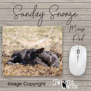 'Sunday Snooze' Mouse Pad