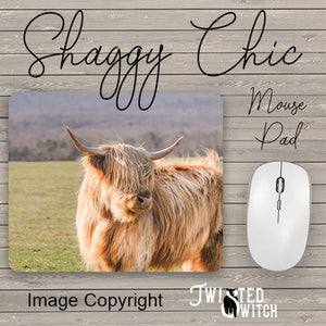 'Shaggy Chic' Mouse Pad